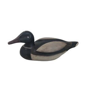 Duck DECOY Hand Carved & Painted By James Haddon~Very Good Condition! Mallard